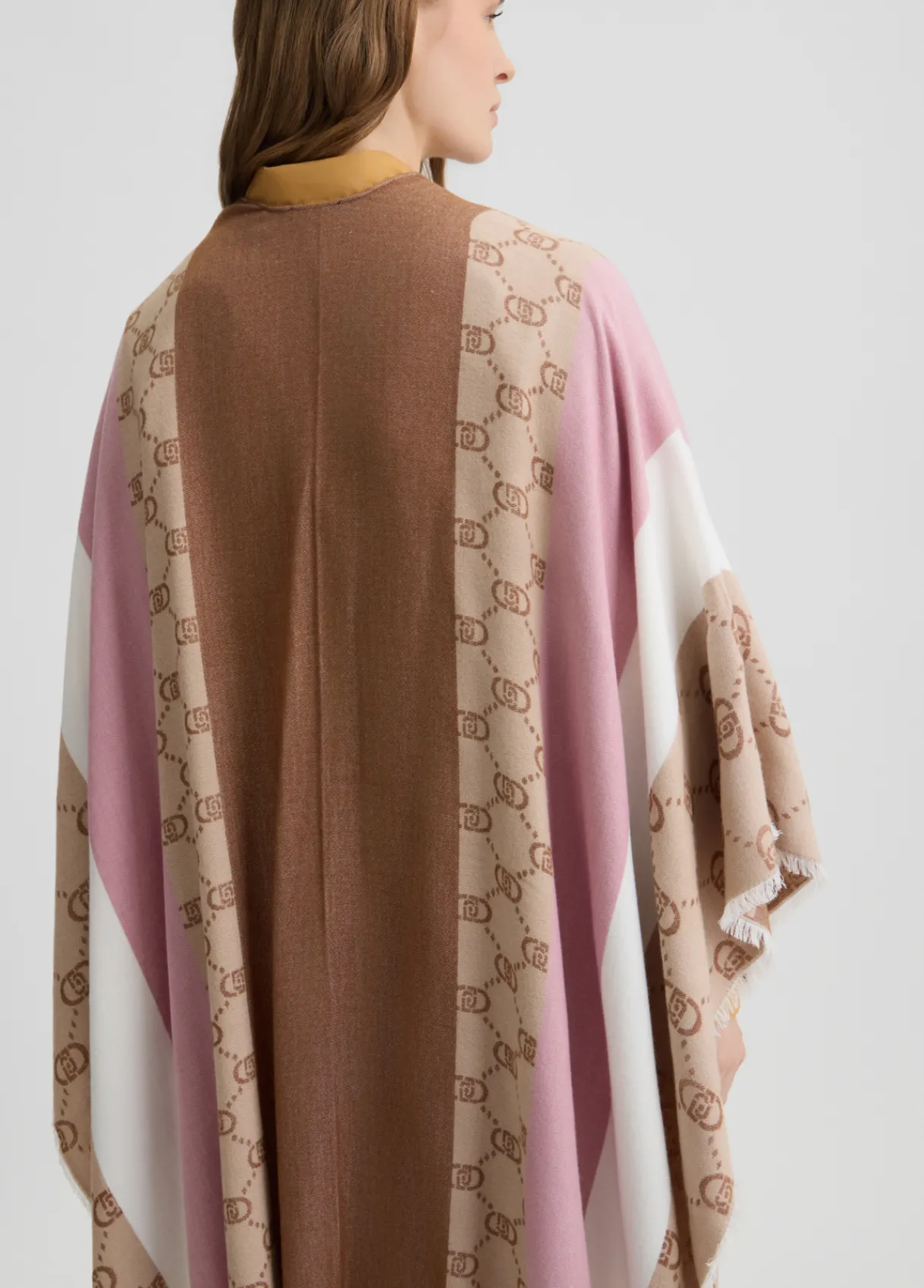Liu Jo Poncho avec logo monogramme|Femme Manteaux