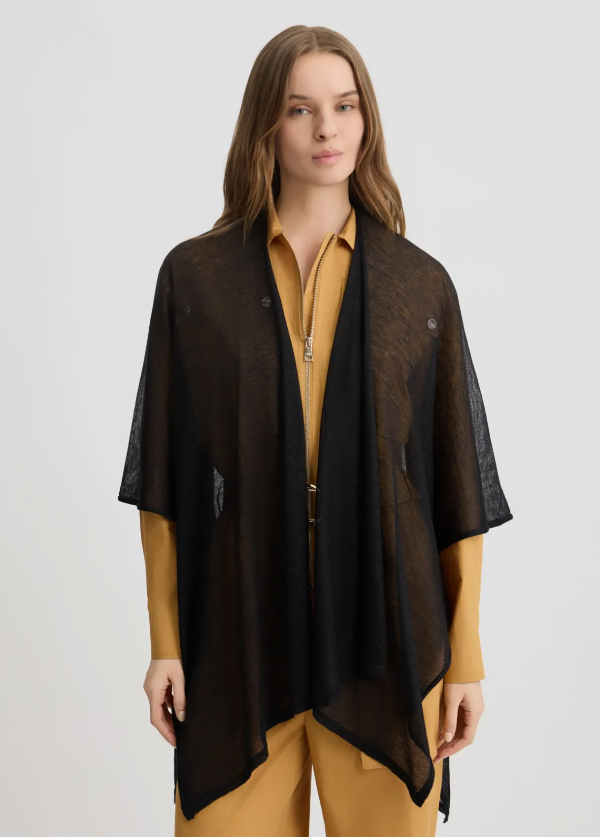 Liu Jo Poncho en maille Lurex®|Femme Manteaux