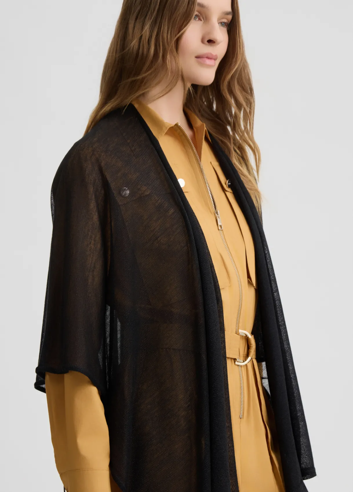 Liu Jo Poncho en maille Lurex®|Femme Manteaux