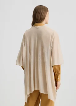 Liu Jo Poncho en maille Lurex®|Femme Manteaux