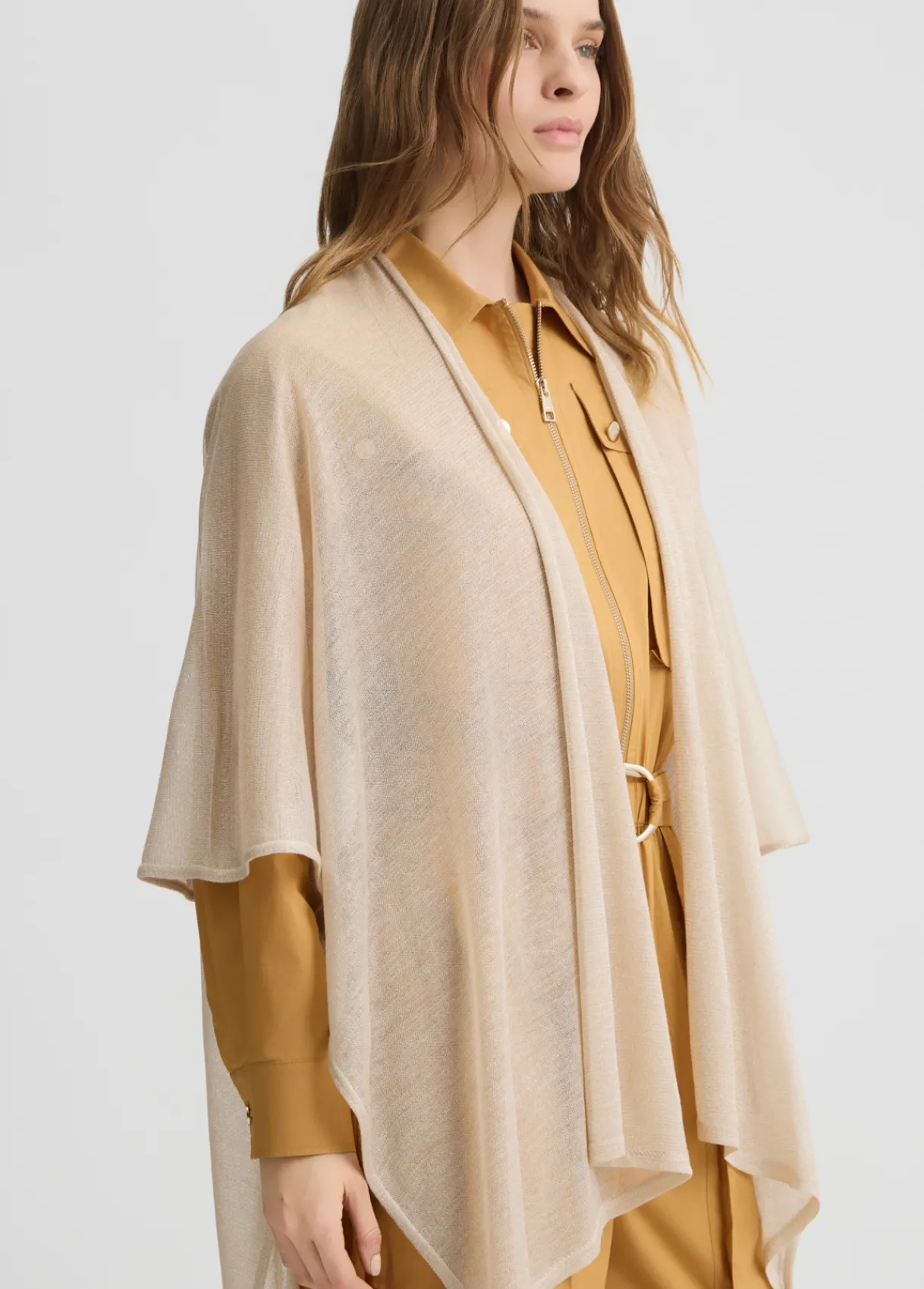 Liu Jo Poncho en maille Lurex®|Femme Manteaux