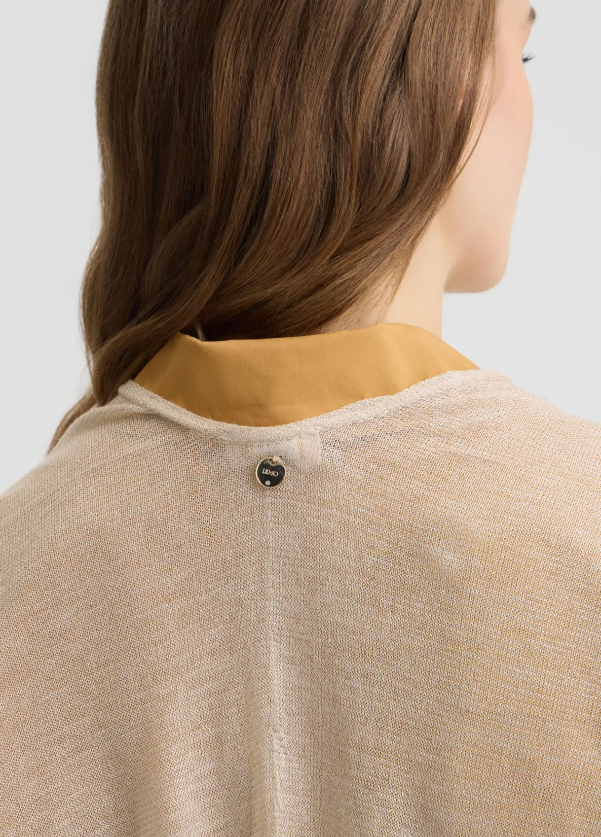 Liu Jo Poncho en maille Lurex®|Femme Manteaux