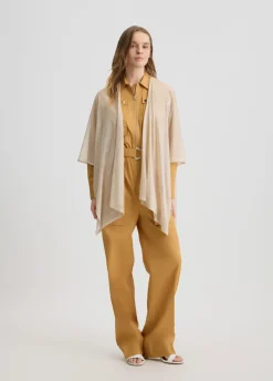 Liu Jo Poncho en maille Lurex®|Femme Manteaux