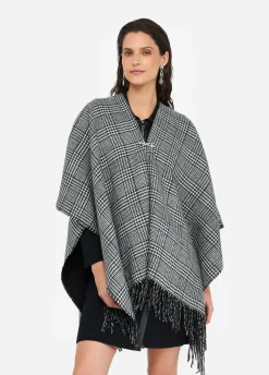 Liu Jo Poncho prince-de-galles|Femme Manteaux