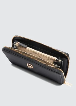 Liu Jo Portefeuille grand format zippé tout autour en nylon|Femme Portefeuilles