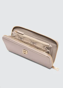 Liu Jo Portefeuille grand format zippé tout autour en nylon|Femme Portefeuilles