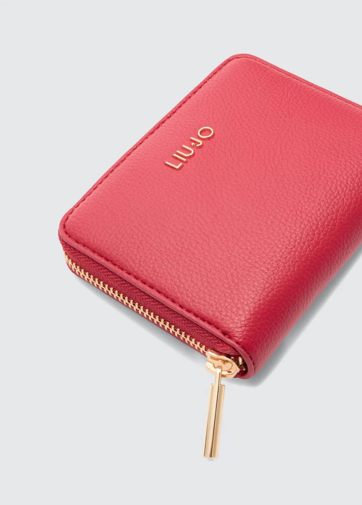 Liu Jo Portefeuille zip tout autour foulonné|Femme Portefeuilles