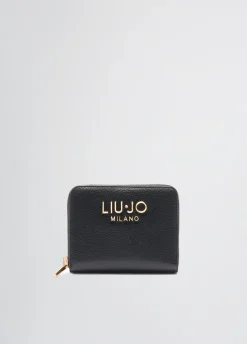Liu Jo Portefeuille zip tout autour foulonné|Femme Portefeuilles