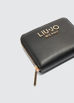 Liu Jo Portefeuille zip tout autour foulonné|Femme Portefeuilles