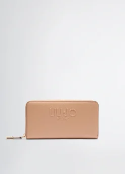 Liu Jo Portefeuille zip tout autour grand format|Femme Portefeuilles