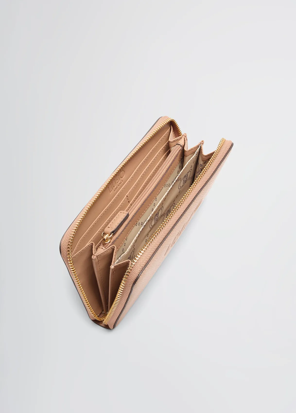 Liu Jo Portefeuille zip tout autour grand format|Femme Portefeuilles