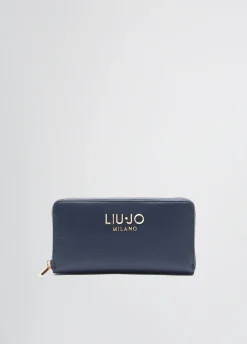 Liu Jo Portefeuille zip tout autour grand format|Femme Portefeuilles