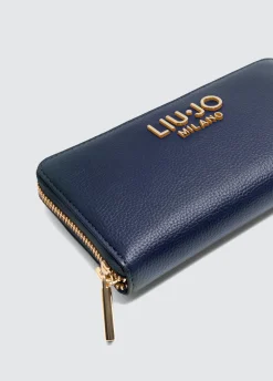 Liu Jo Portefeuille zip tout autour grand format|Femme Portefeuilles