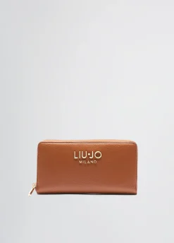 Liu Jo Portefeuille zip tout autour grand format|Femme Portefeuilles