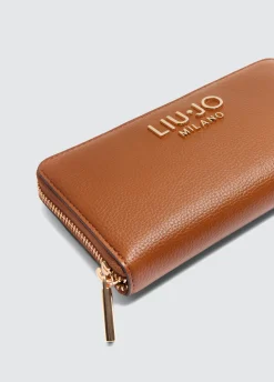 Liu Jo Portefeuille zip tout autour grand format|Femme Portefeuilles