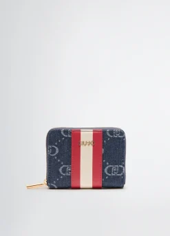 Liu Jo Portefeuille zippé tout autour jacquard|Femme Portefeuilles