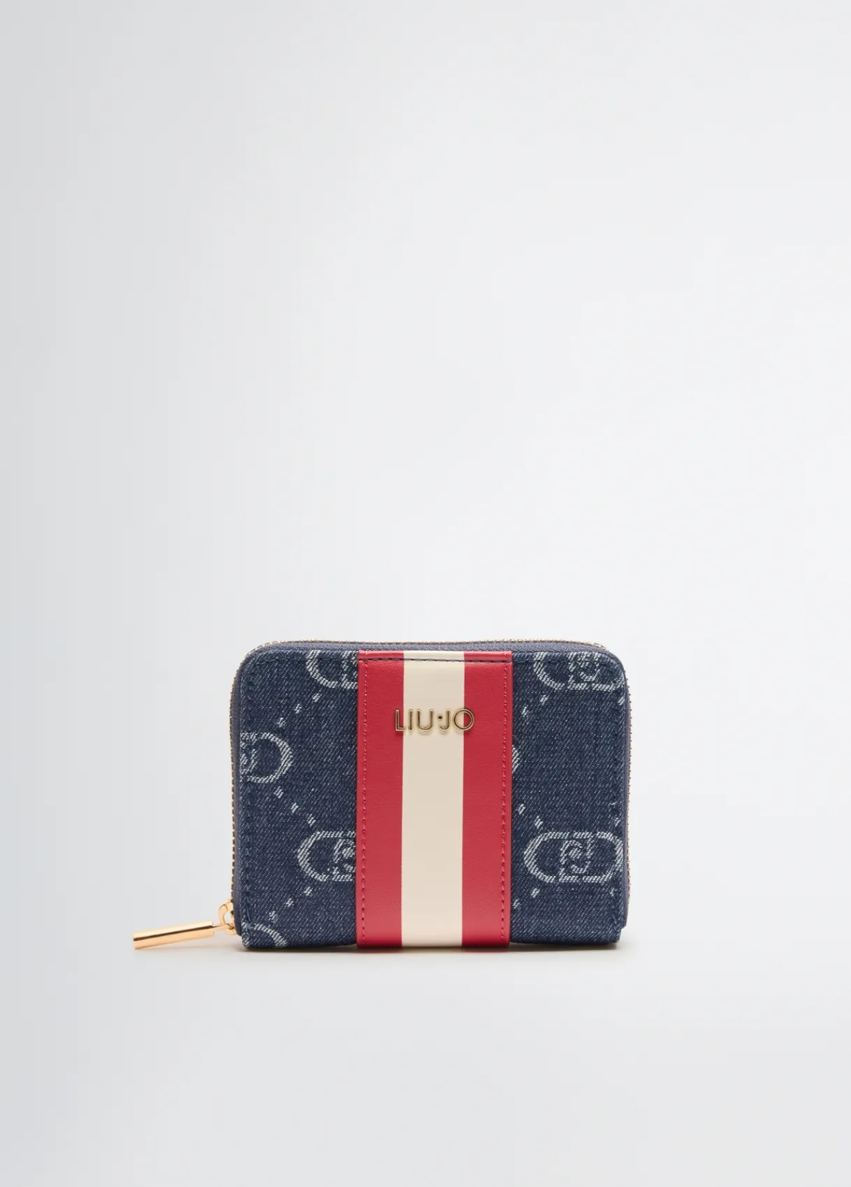 Liu Jo Portefeuille zippé tout autour jacquard|Femme Portefeuilles