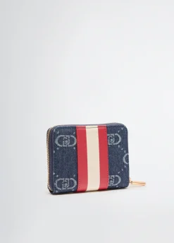 Liu Jo Portefeuille zippé tout autour jacquard|Femme Portefeuilles