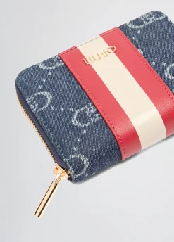 Liu Jo Portefeuille zippé tout autour jacquard|Femme Portefeuilles