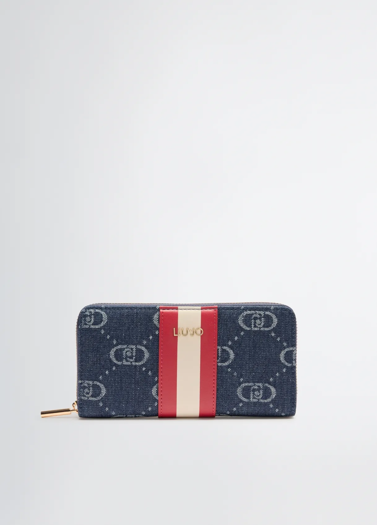 Liu Jo Portefeuille zippé tout autour jacquard|Femme Portefeuilles