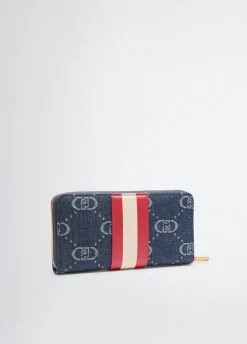 Liu Jo Portefeuille zippé tout autour jacquard|Femme Portefeuilles