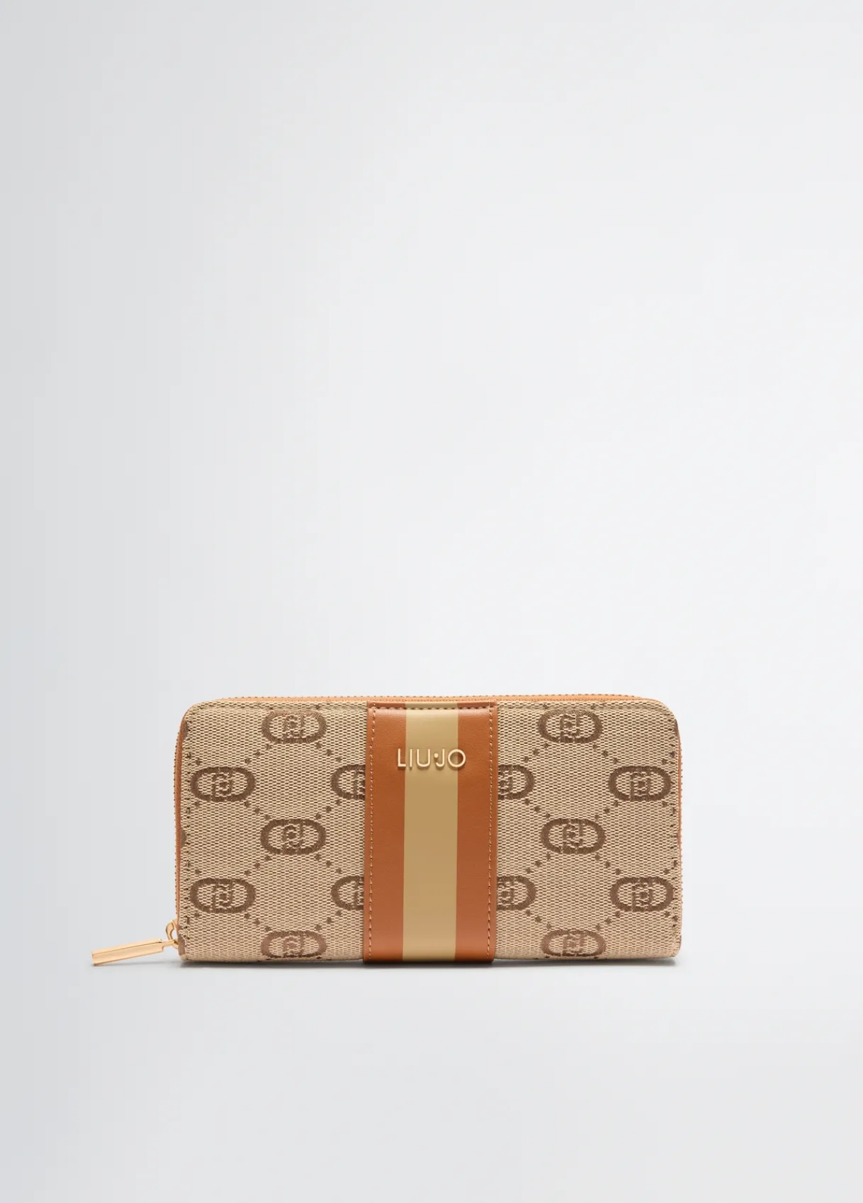 Liu Jo Portefeuille zippé tout autour jacquard|Femme Portefeuilles