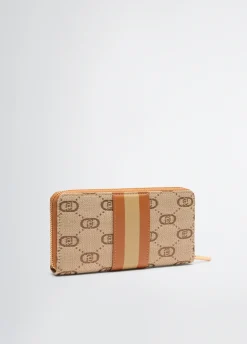 Liu Jo Portefeuille zippé tout autour jacquard|Femme Portefeuilles