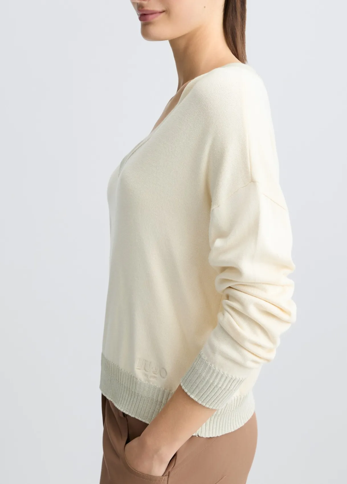 Liu Jo Pull à col en V|Femme Mailles