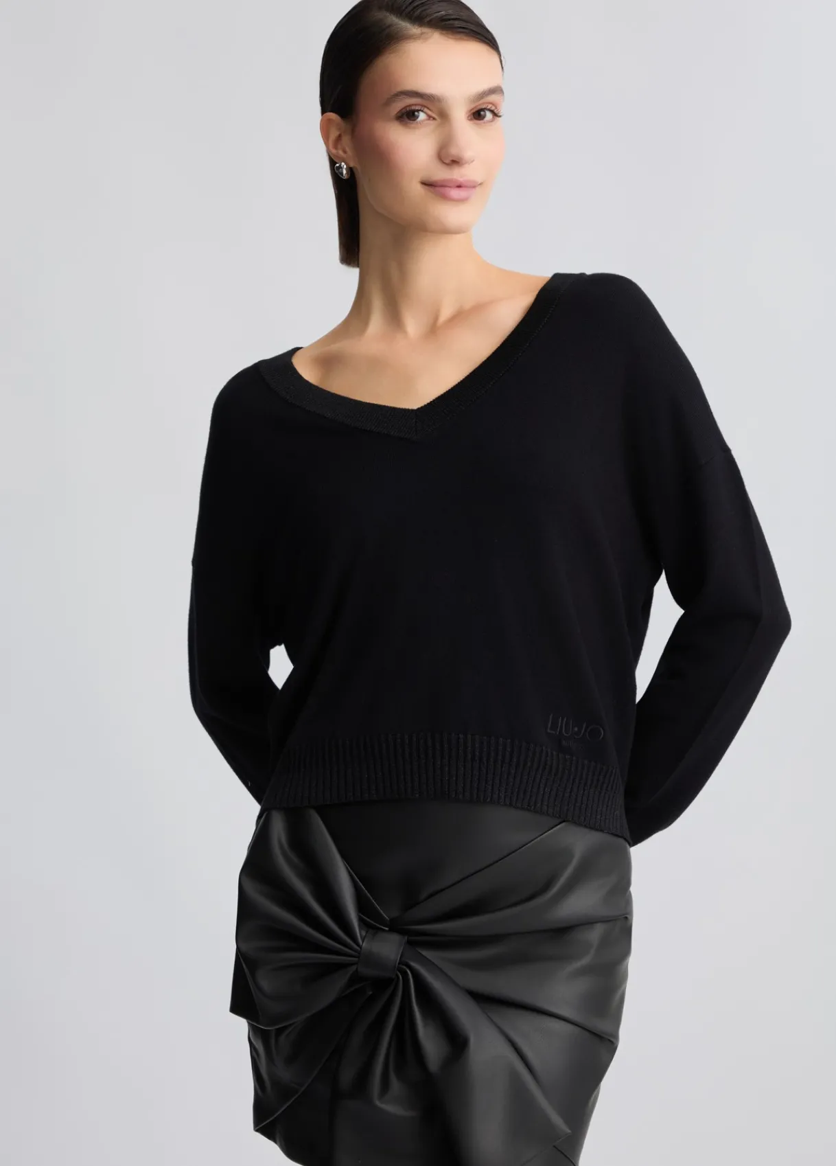 Liu Jo Pull à col en V|Femme Vêtements De Sport|Mailles