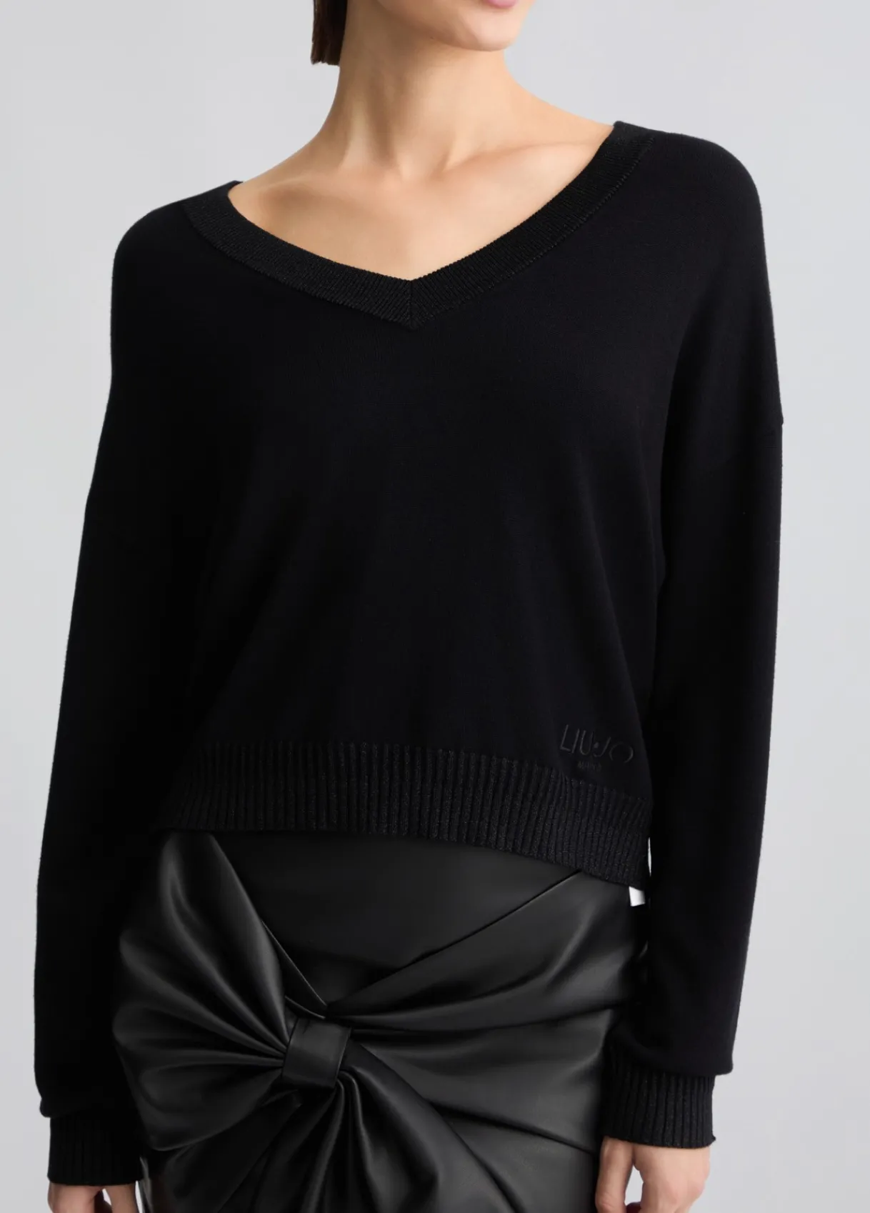 Liu Jo Pull à col en V|Femme Vêtements De Sport|Mailles