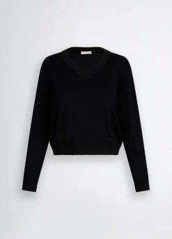 Liu Jo Pull à col en V|Femme Vêtements De Sport|Mailles