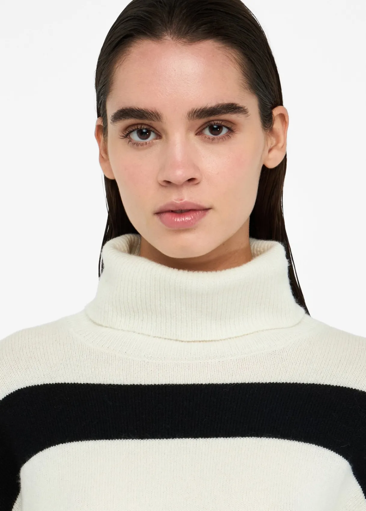 Liu Jo Pull à col roulé 100% laine avec boutons bijoux|Femme Mailles