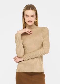 Liu Jo Pull à col roulé avec Lurex®|Femme Mailles