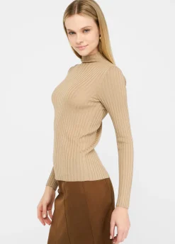 Liu Jo Pull à col roulé avec Lurex®|Femme Mailles