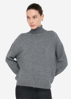 Liu Jo Pull à col roulé avec micro paillettes|Femme Mailles