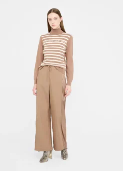 Liu Jo Pull à col roulé avec rayures|Femme Vêtements De Sport|Mailles