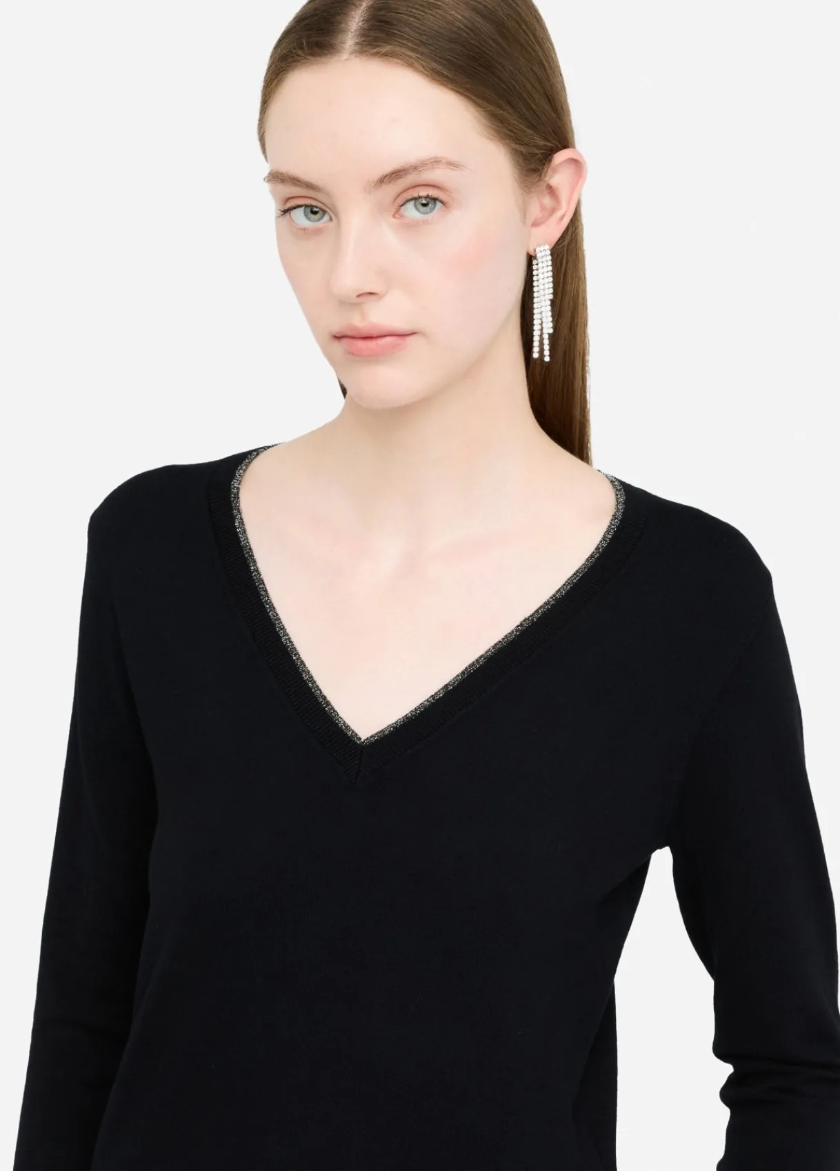 Liu Jo Pull à encolure en V|Femme Mailles