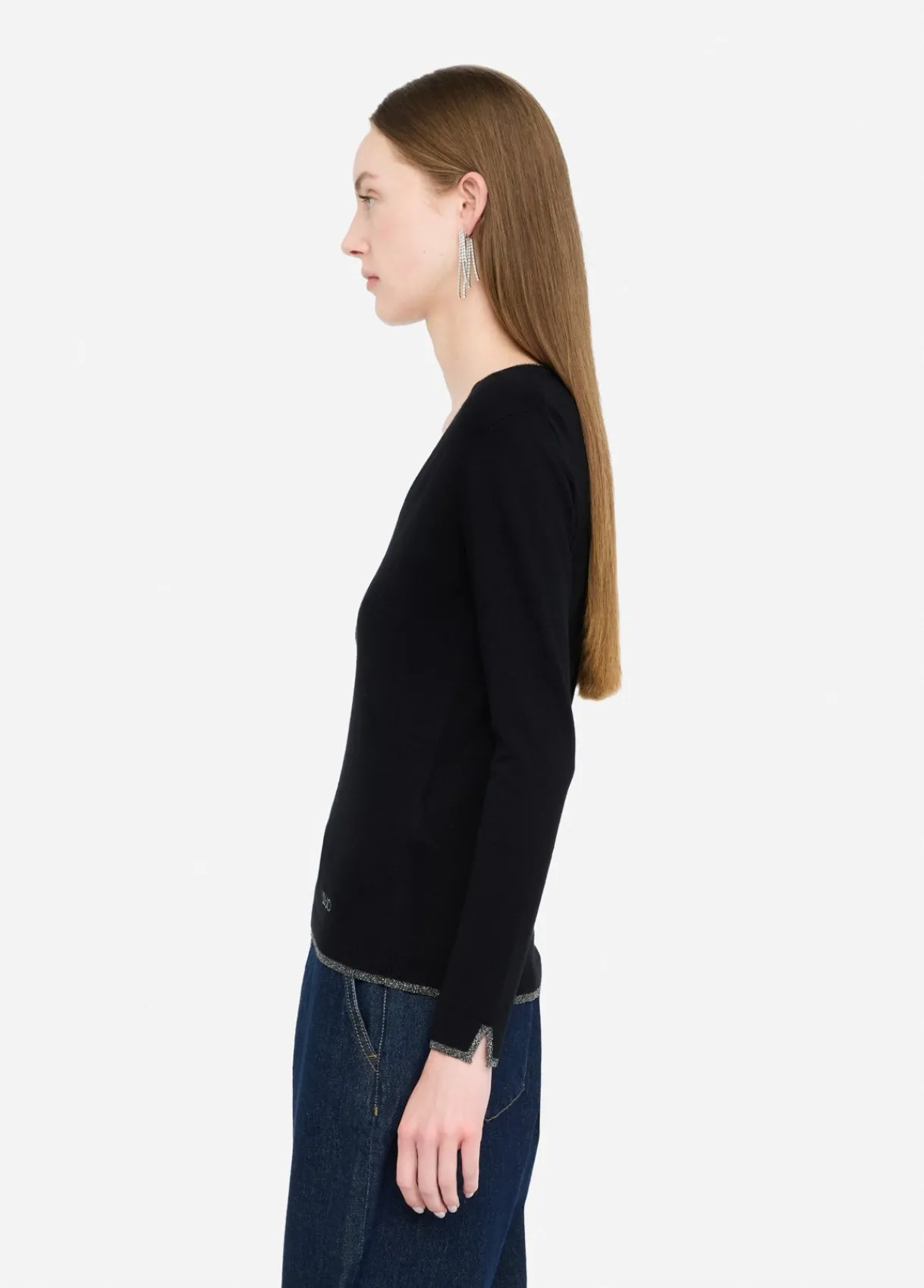 Liu Jo Pull à encolure en V|Femme Mailles