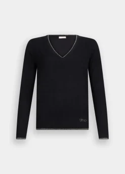 Liu Jo Pull à encolure en V|Femme Mailles