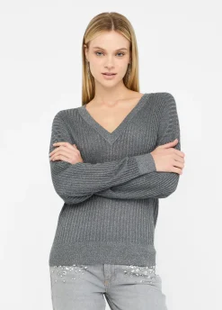 Liu Jo Pull à encolure en V|Femme Mailles