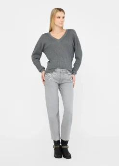 Liu Jo Pull à encolure en V|Femme Mailles