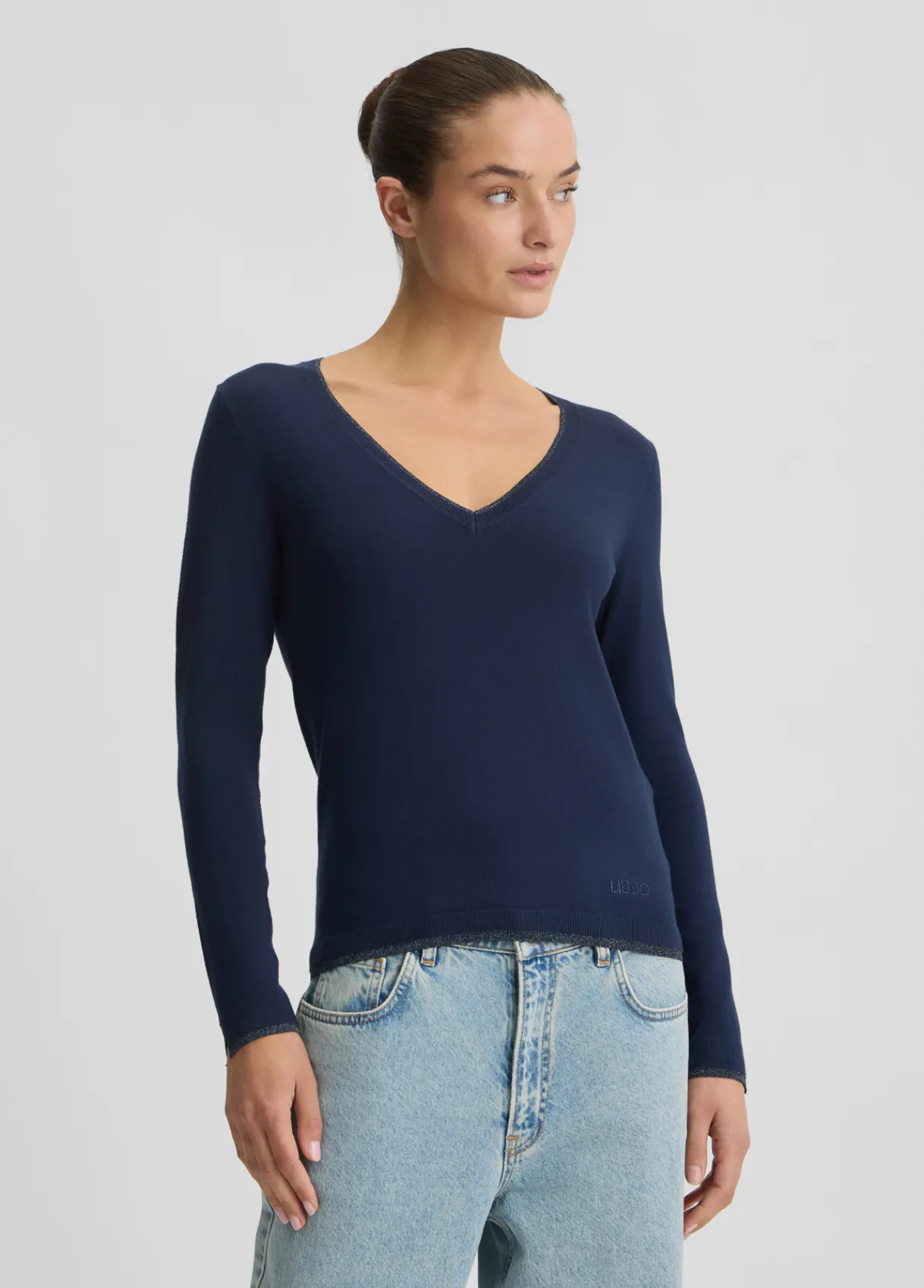 Liu Jo Pull à encolure en V|Femme Mailles