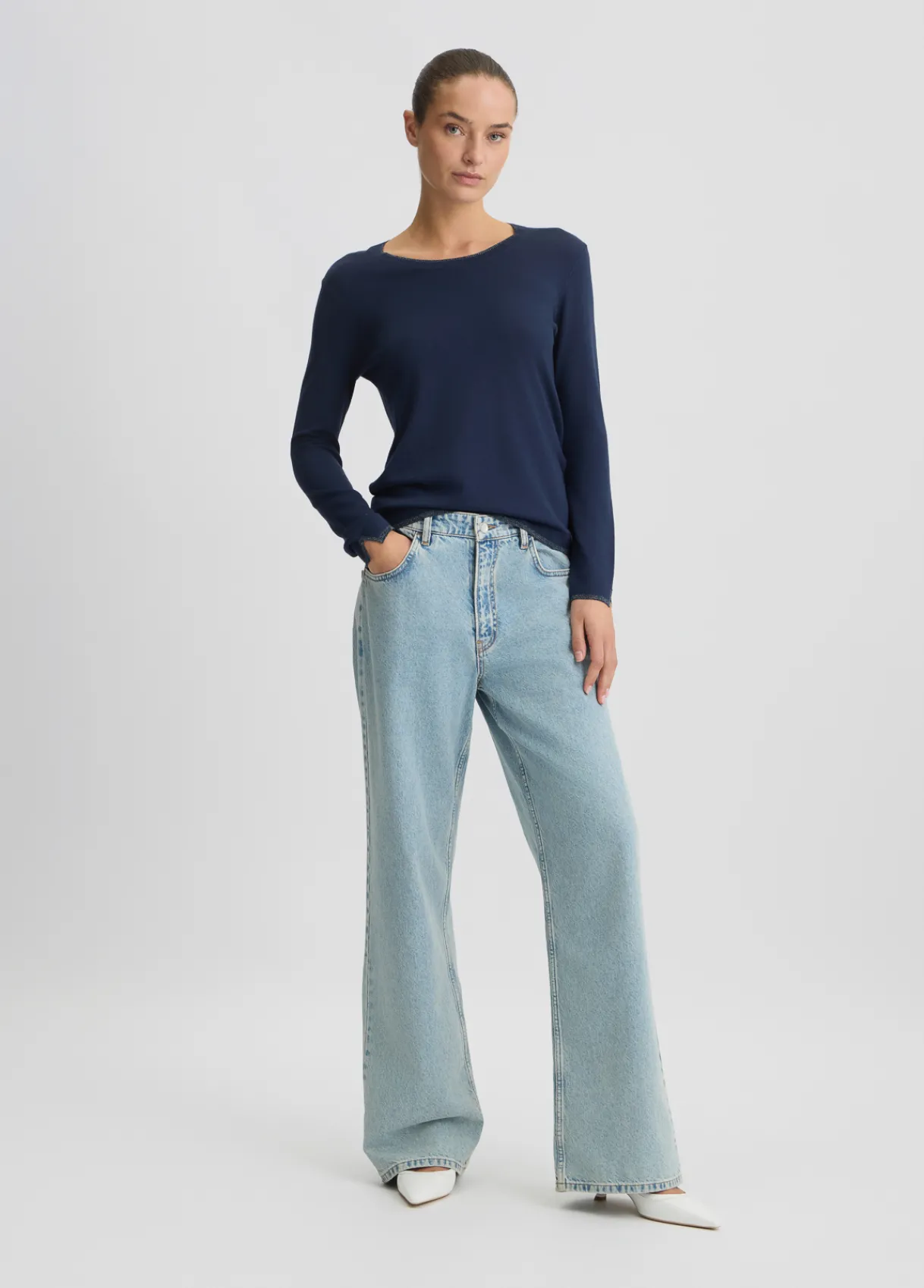 Liu Jo Pull à encolure en V|Femme Mailles