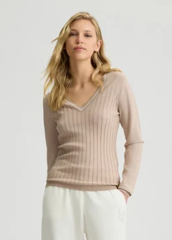 Liu Jo Pull à encolure en V|Femme Vêtements De Sport|Mailles