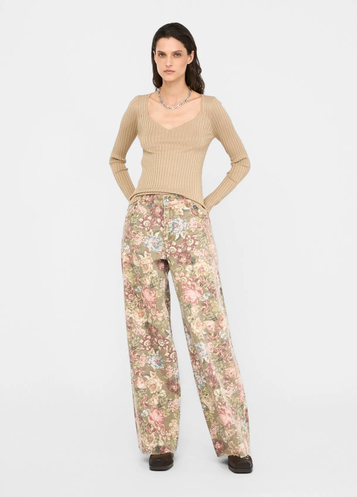 Liu Jo Pull à encolure en V|Femme Mailles