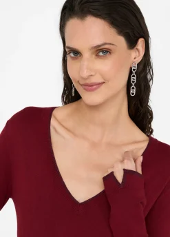Liu Jo Pull à encolure en V|Femme Mailles