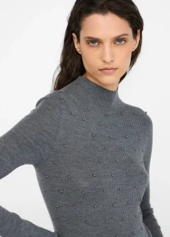 Liu Jo Pull 100% laine avec applications|Femme Mailles