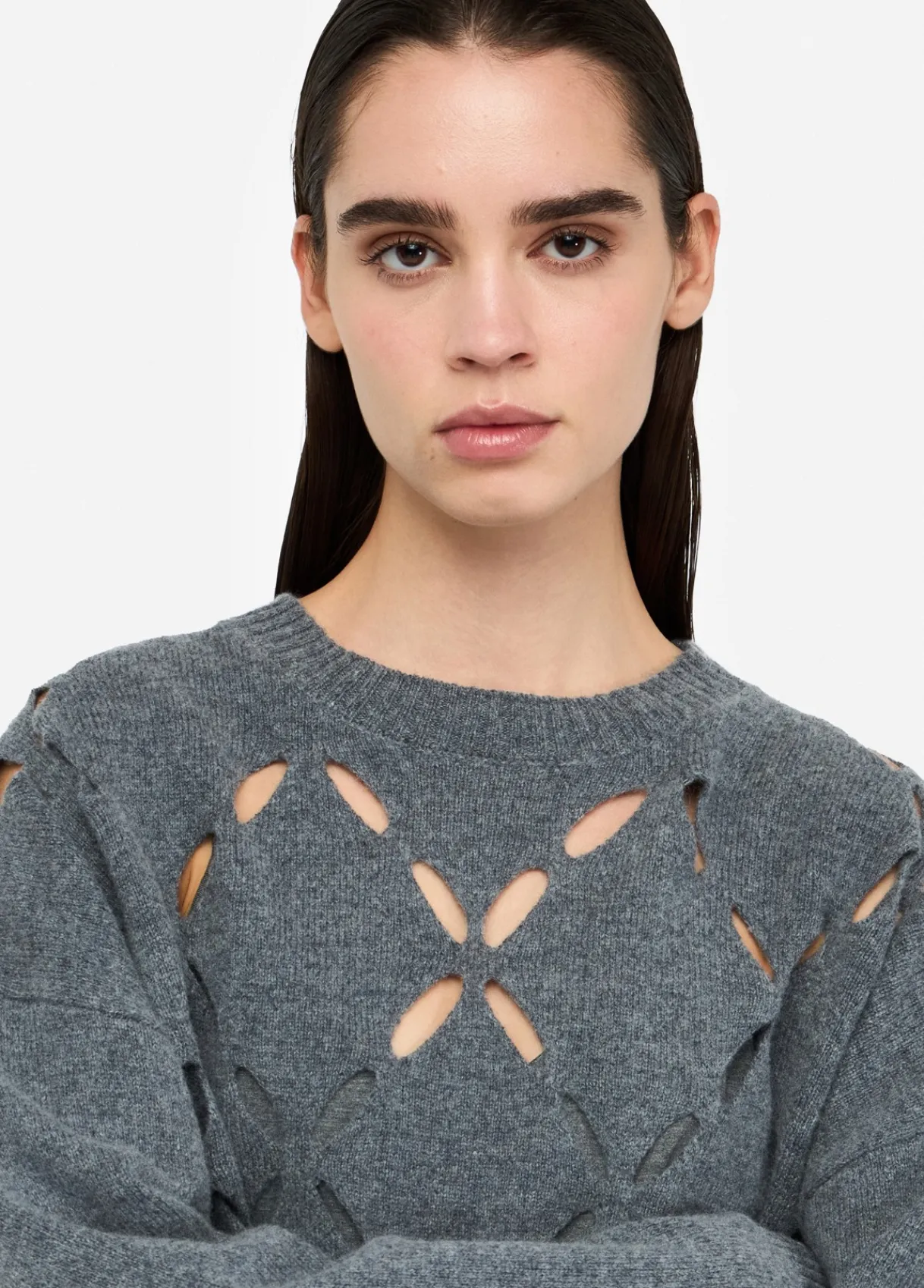 Liu Jo Pull 100% laine avec découpes|Femme Mailles