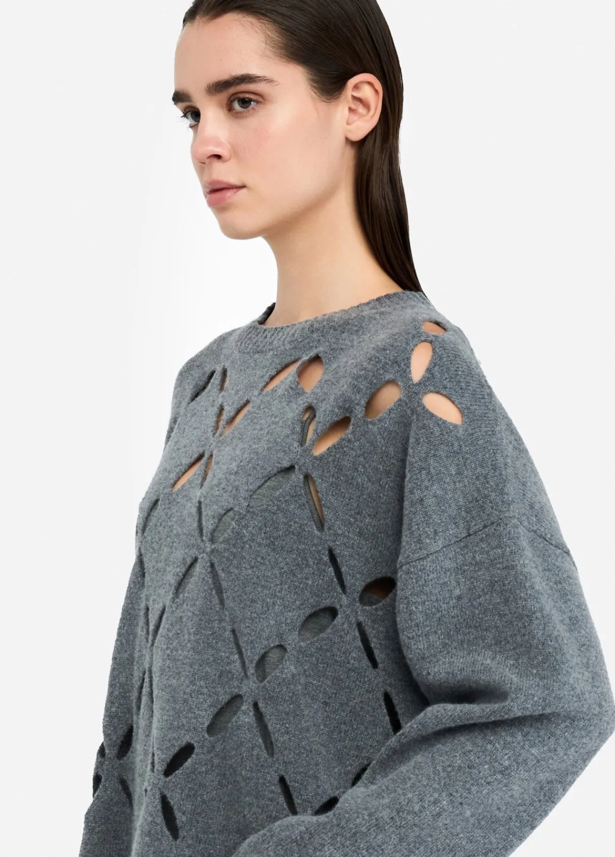 Liu Jo Pull 100% laine avec découpes|Femme Mailles