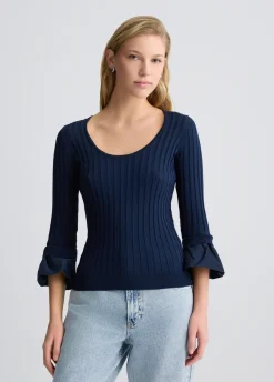 Liu Jo Pull à manches volantées|Femme Mailles